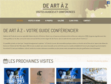 Tablet Screenshot of deartaz.fr